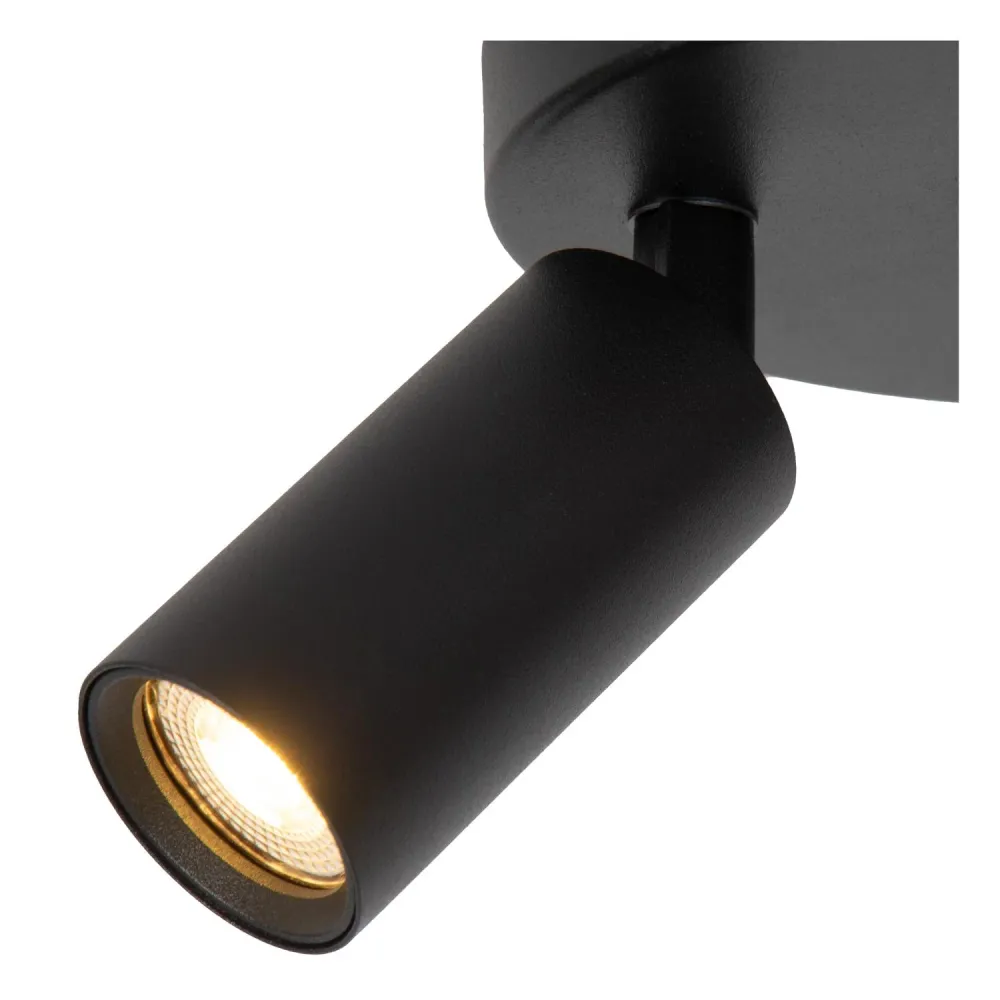 Lucide plafondspot RITMO - 2xGU10 (MR11) - Zwart