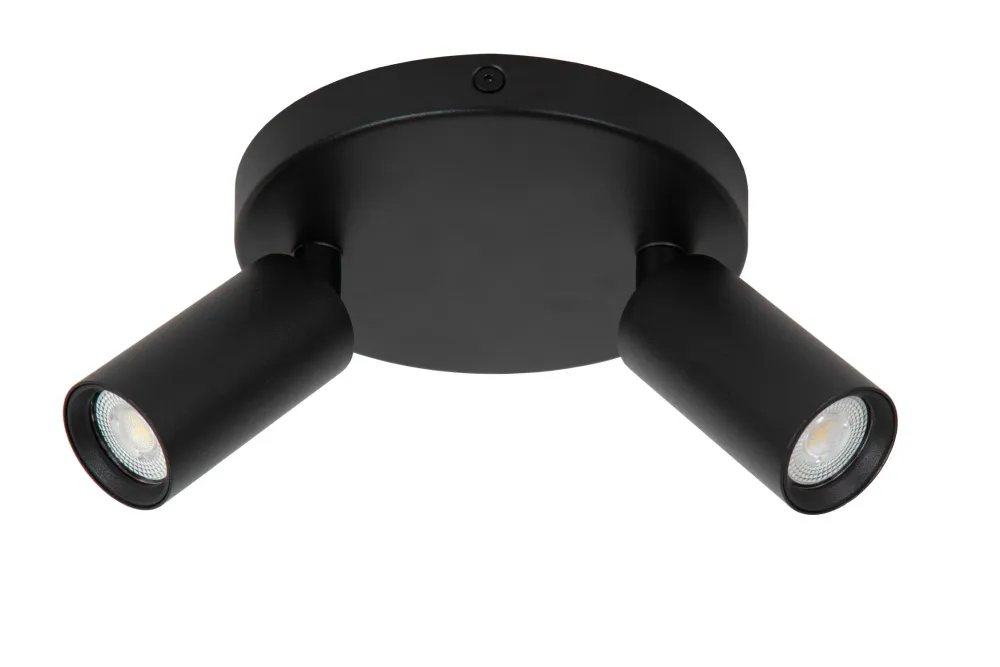 Lucide plafondspot RITMO - 2xGU10 (MR11) - Zwart