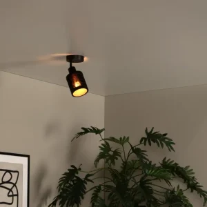 Lucide plafondspot TAGALOG - 1xE27 - Zwart