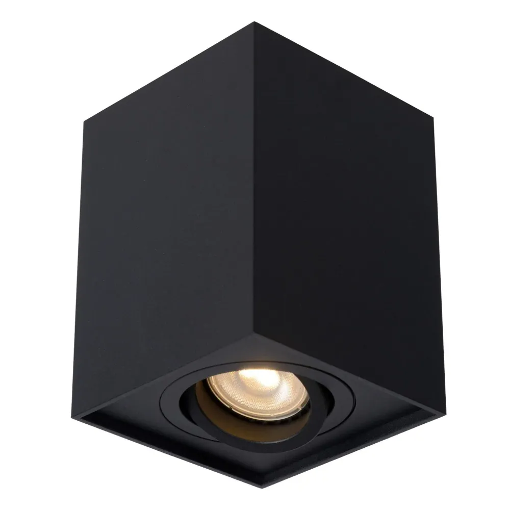 Lucide plafondspot TUBE - 1xGU10 - Zwart