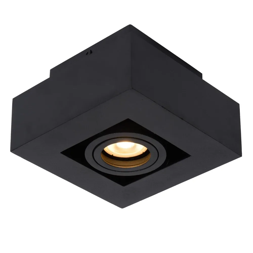 Lucide plafondspot XIRAX - 1xGU10 - Zwart