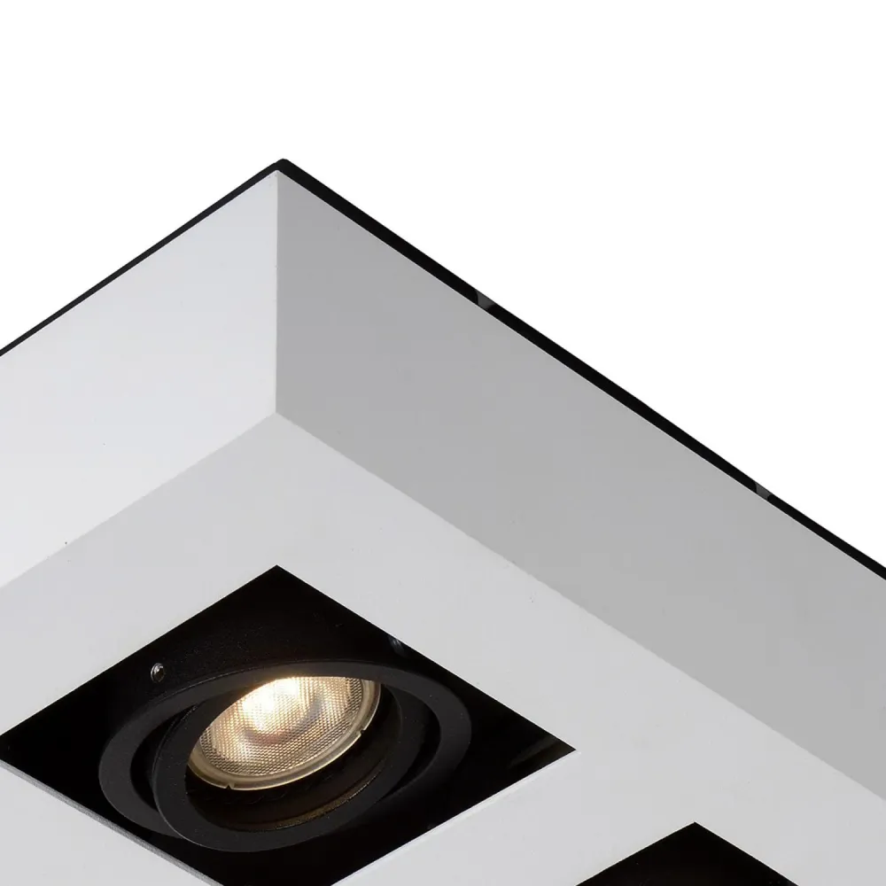Lucide plafondspot XIRAX - 4xGU10 - Wit