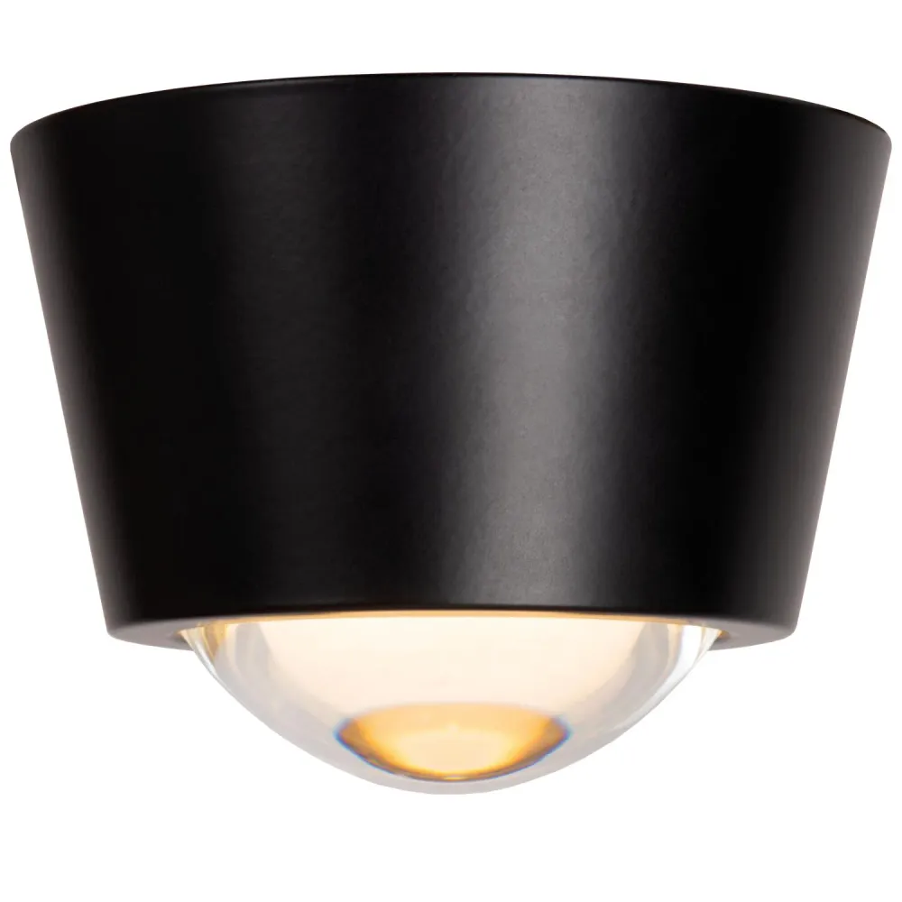 Lucide plafonnière RIGON - Geïntegreerde LED - Zwart