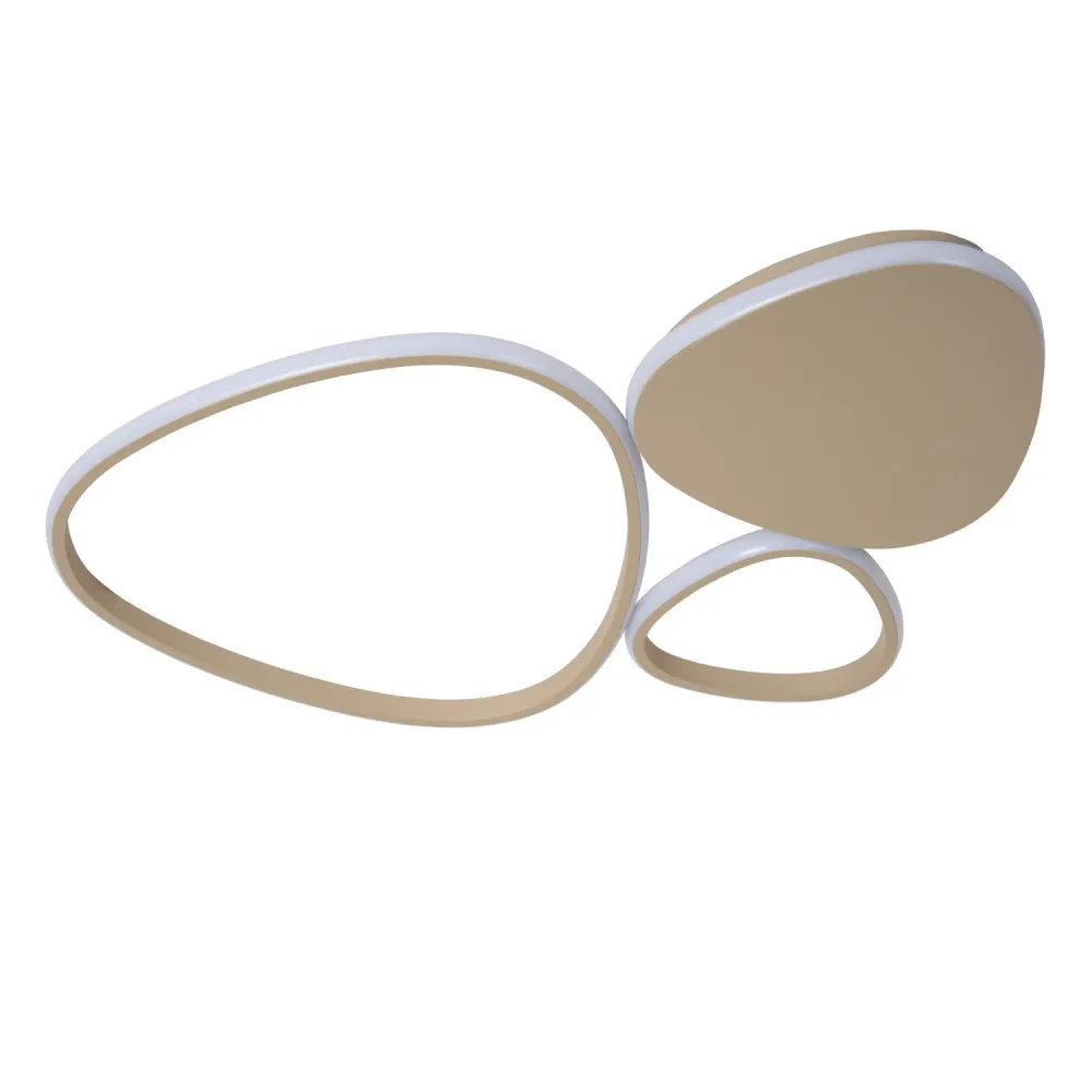 Lucide plafonnière SAMLING - Geïntegreerde LED - Taupe