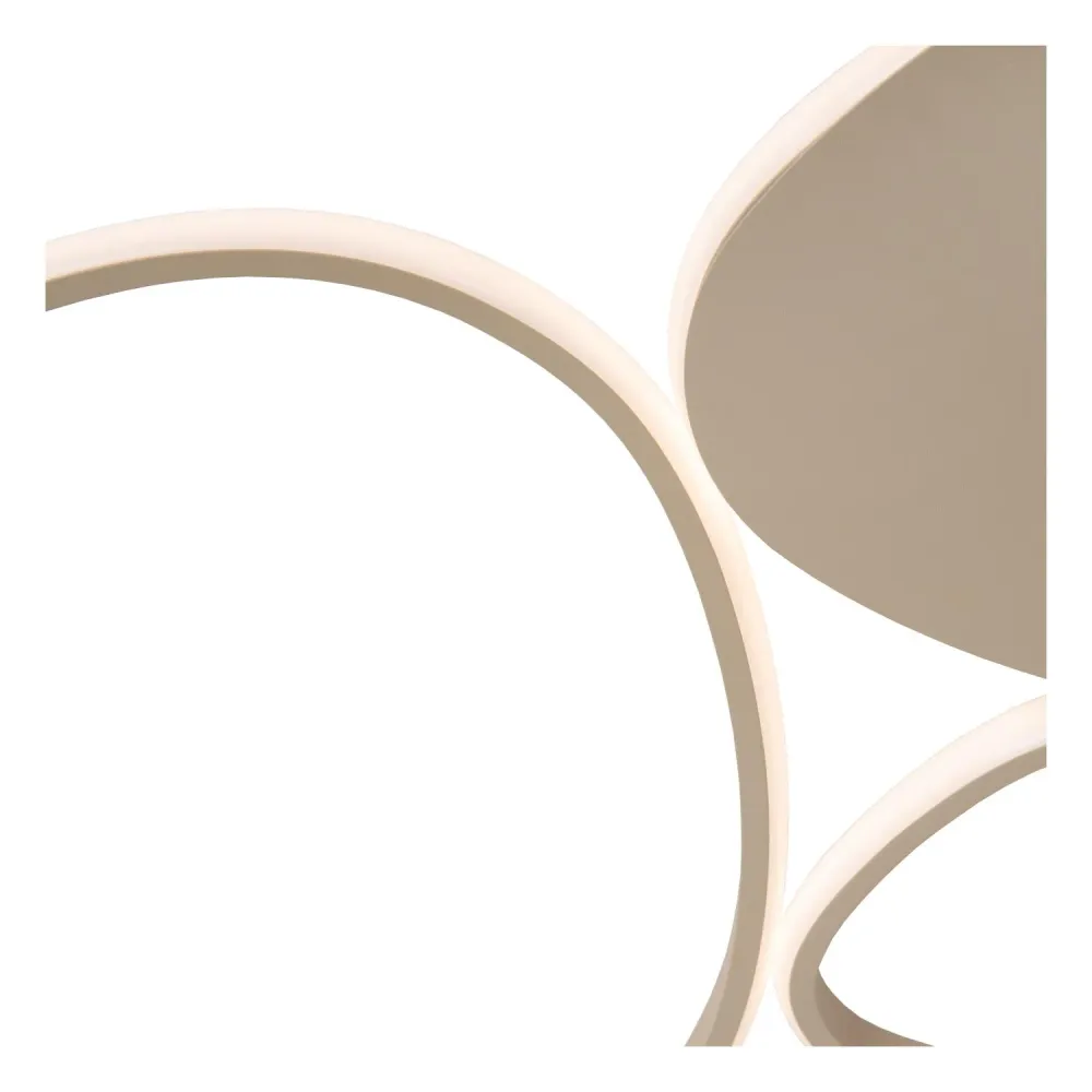 Lucide plafonnière SAMLING - Geïntegreerde LED - Taupe