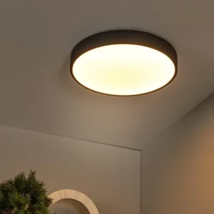 Lucide plafonnière UNAR - Geïntegreerde LED - Zwart