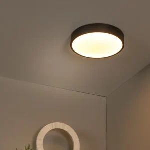 Lucide plafonnière UNAR - Geïntegreerde LED - Zwart