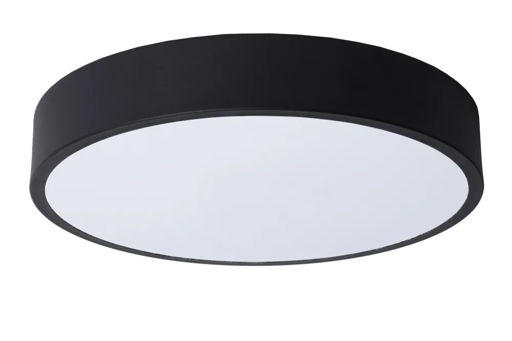 Lucide plafonnière UNAR - Geïntegreerde LED - Zwart