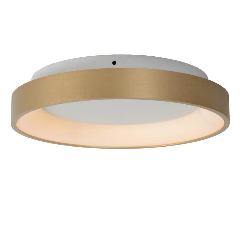 Lucide plafonnière VIDAL - Geïntegreerde LED - Mat Goud / Messing
