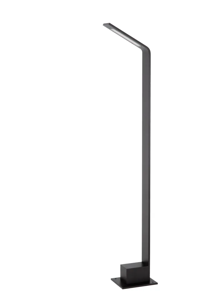 Lucide sokkellamp LAWFORD - Geïntegreerde LED - Zwart