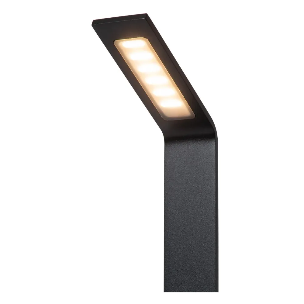 Lucide sokkellamp LAWFORD - Geïntegreerde LED - Zwart