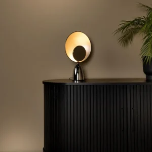 Lucide tafellamp CASTAMAR - Geïntegreerde LED - Chroom