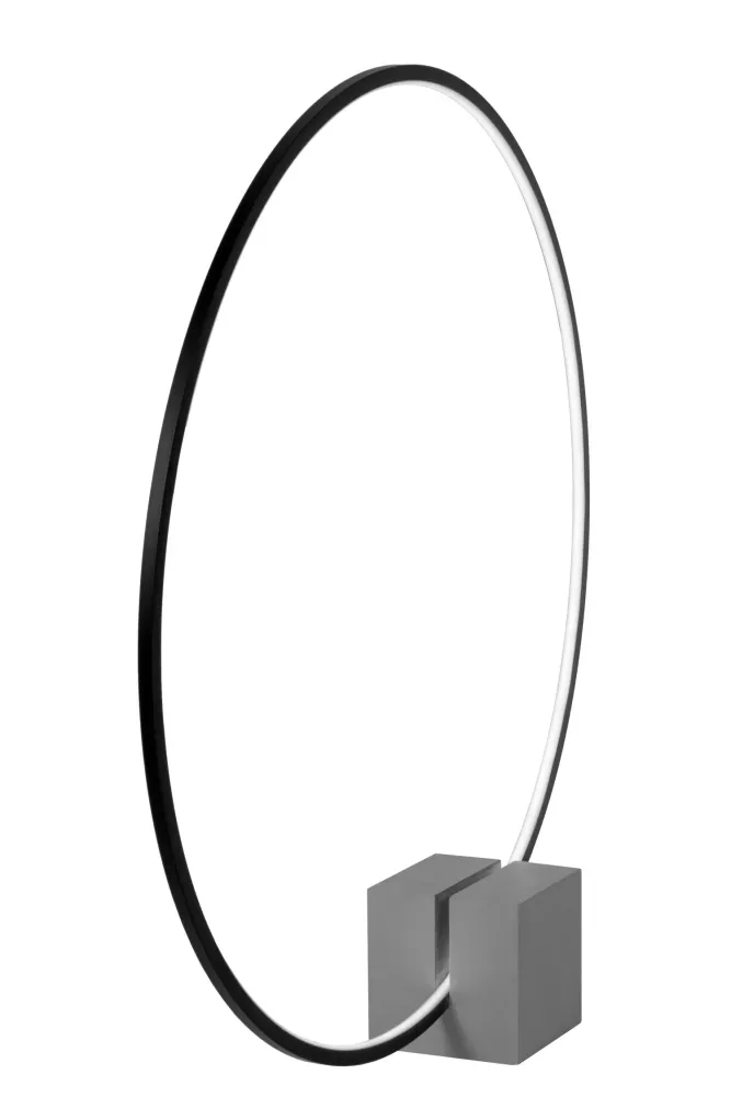 Lucide tafellamp CIRKELIS - Geïntegreerde LED - Zwart