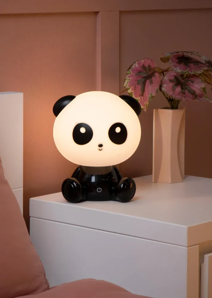 Lucide tafellamp DODO PANDA - Geïntegreerde LED - Zwart