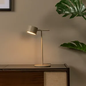 Lucide tafellamp GIAN - Geïntegreerde LED - Taupe