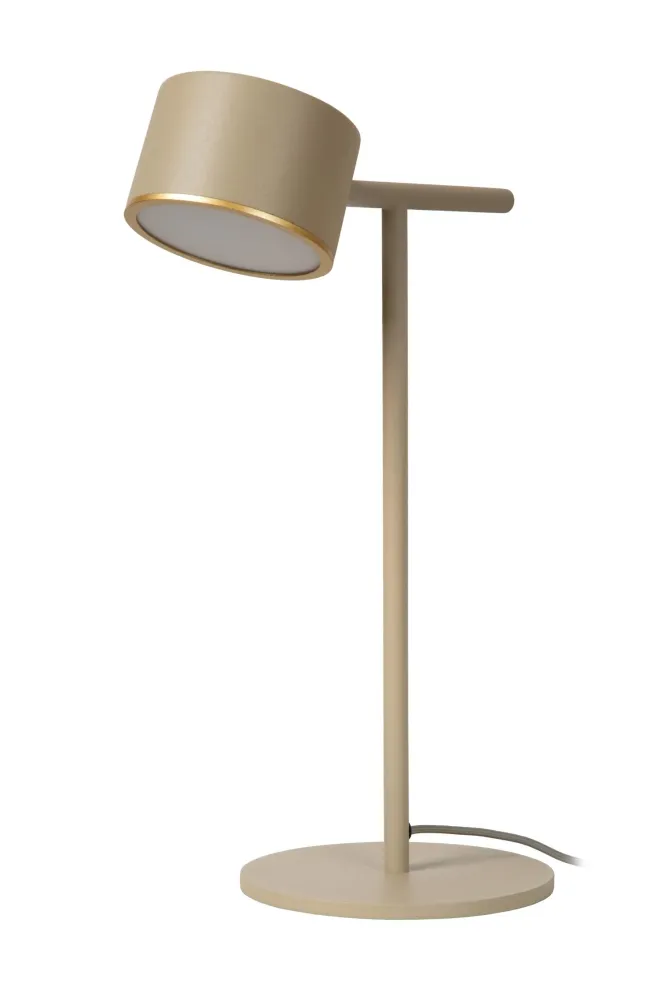 Lucide tafellamp GIAN - Geïntegreerde LED - Taupe