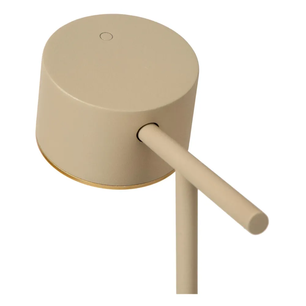 Lucide tafellamp GIAN - Geïntegreerde LED - Taupe