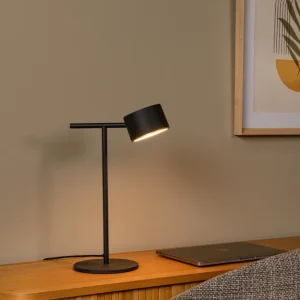 Lucide tafellamp GIAN - Geïntegreerde LED - Zwart