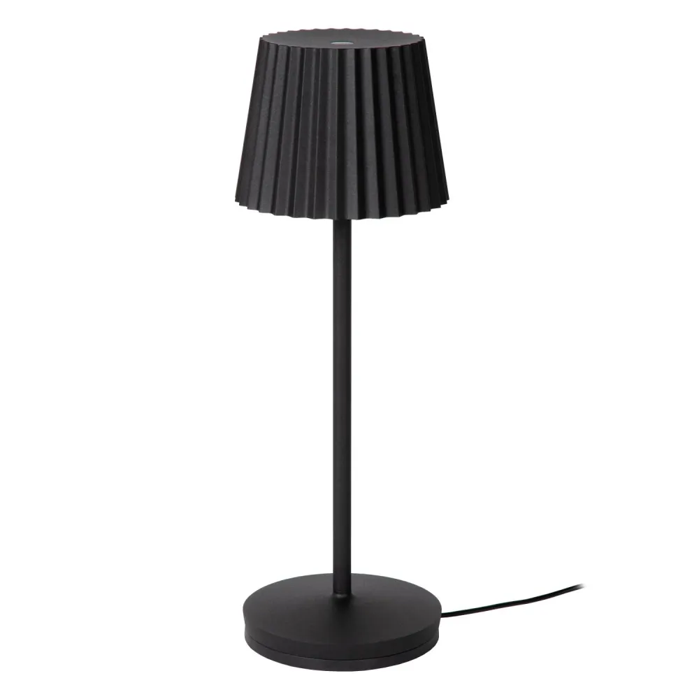 Lucide tafellamp JUSTINE - Geïntegreerde LED - Zwart