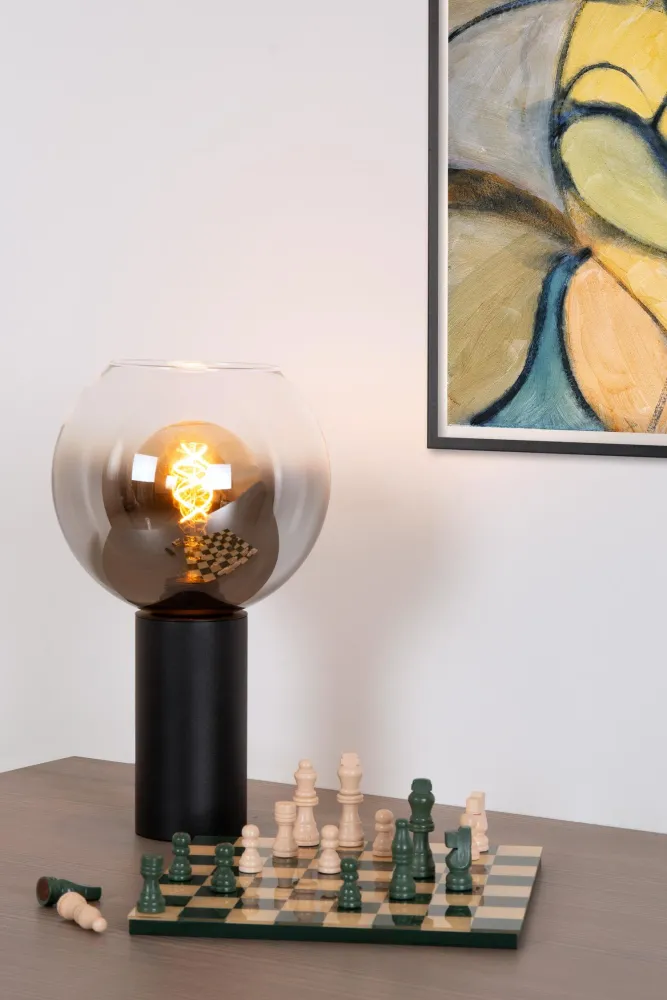 Lucide tafellamp MARIUS - 1xE27 - Zwart