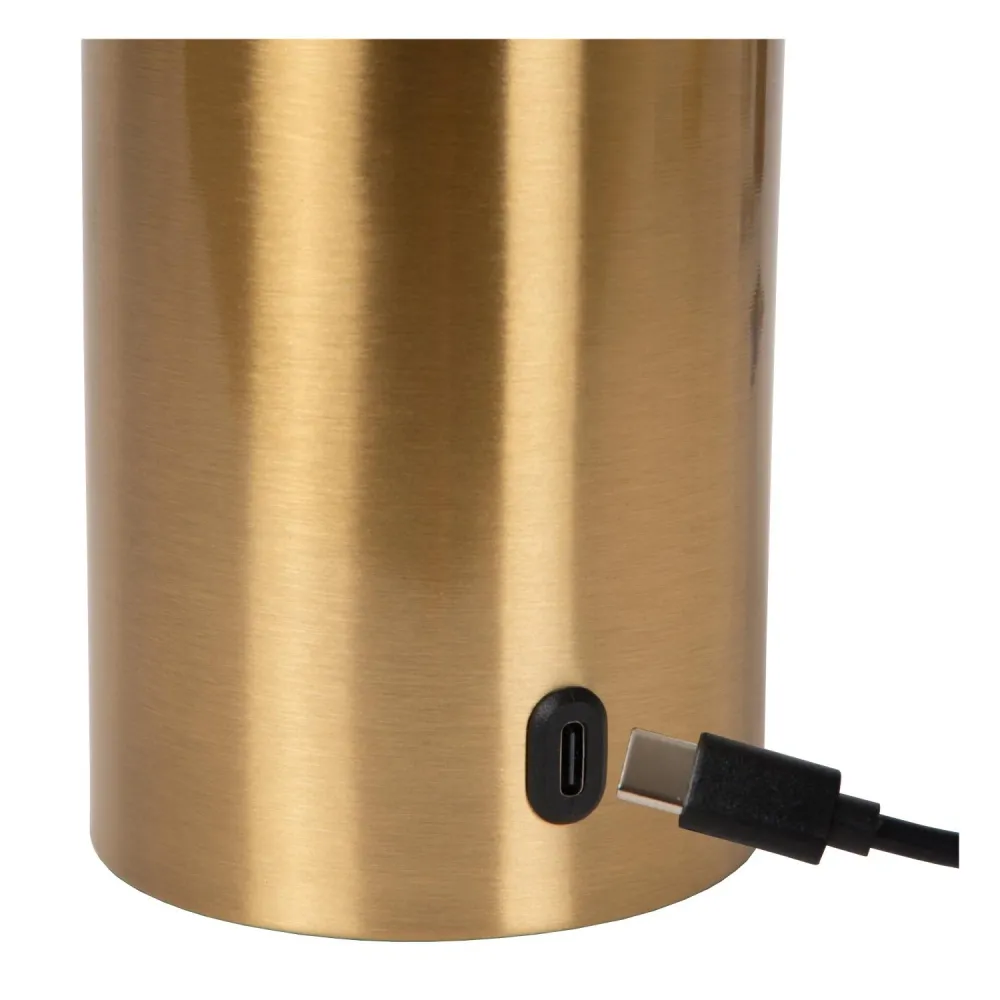 Lucide tafellamp VIVO - 1xE27 - Mat Goud / Messing
