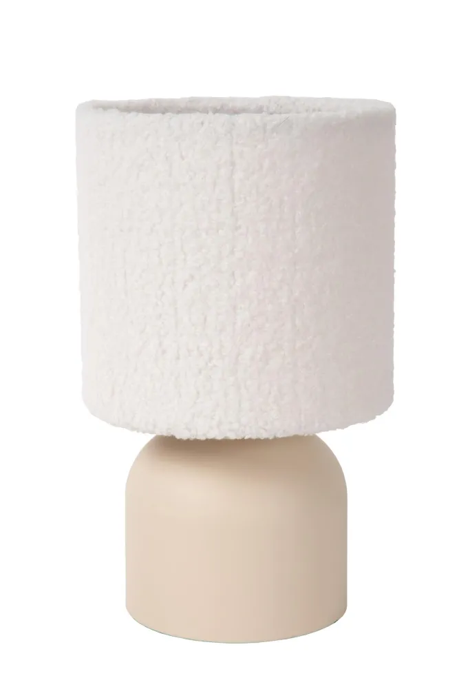 Lucide tafellamp WOOLLY - 1xE14 - Beige