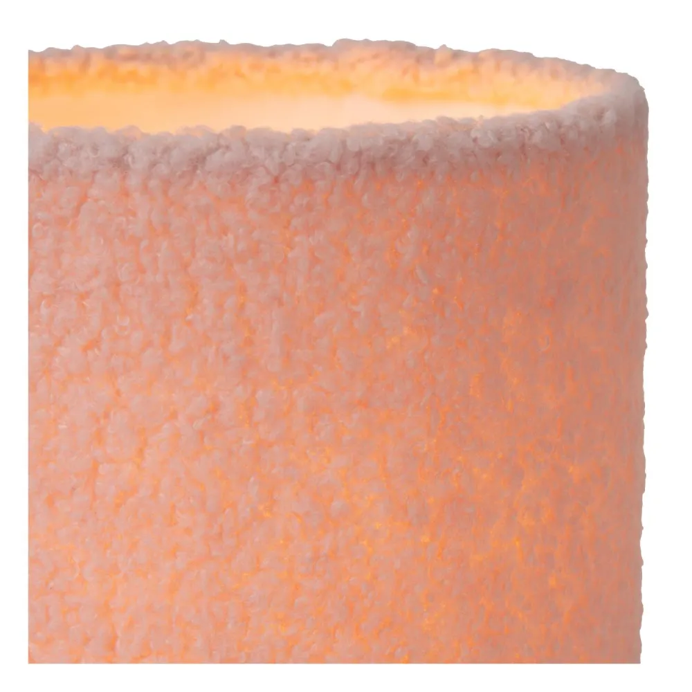 Lucide tafellamp WOOLLY - 1xE14 - Roze