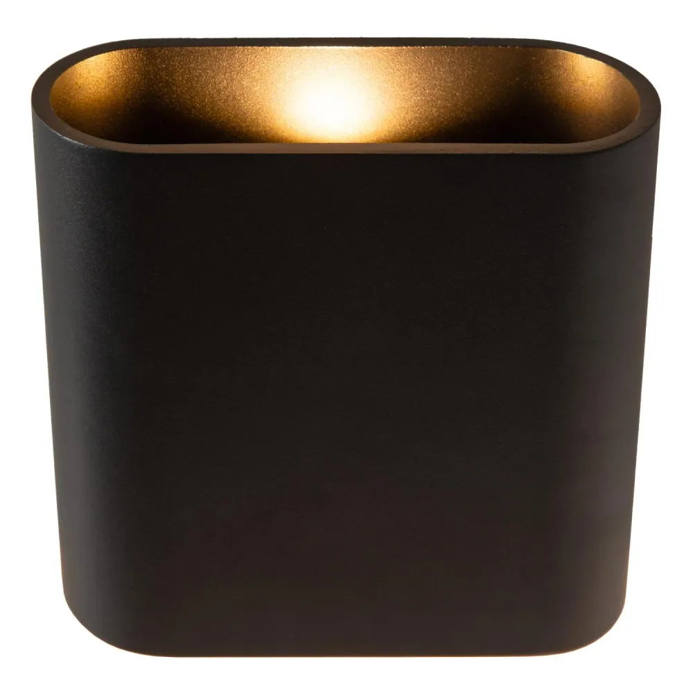 Lucide wandlamp ATILA - Geïntegreerde LED - Zwart
