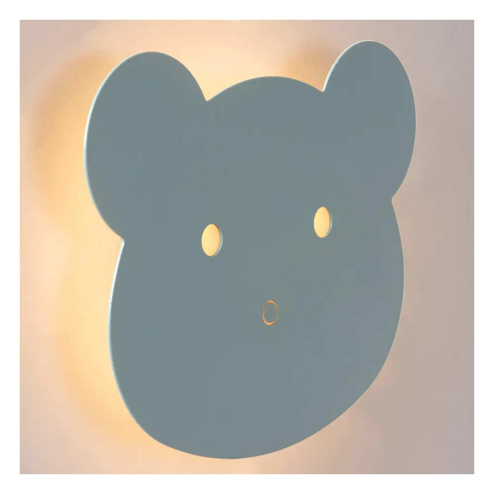 Lucide wandlamp CHARLIE - Geïntegreerde LED - Blauw