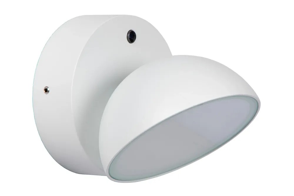 Lucide wandlamp FINN - Geïntegreerde LED - Wit