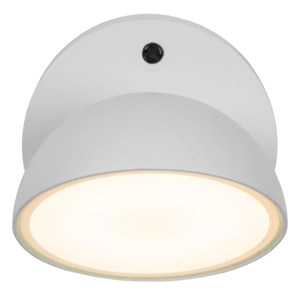 Lucide wandlamp FINN - Geïntegreerde LED - Wit