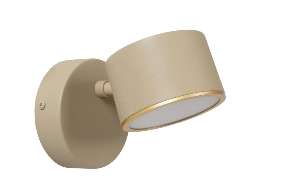 Lucide wandlamp GIAN - Geïntegreerde LED - Taupe