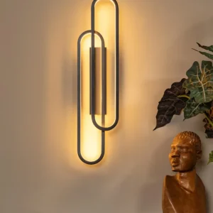 Lucide wandlamp THELMA - Geïntegreerde LED - Zwart