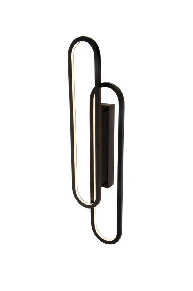 Lucide wandlamp THELMA - Geïntegreerde LED - Zwart