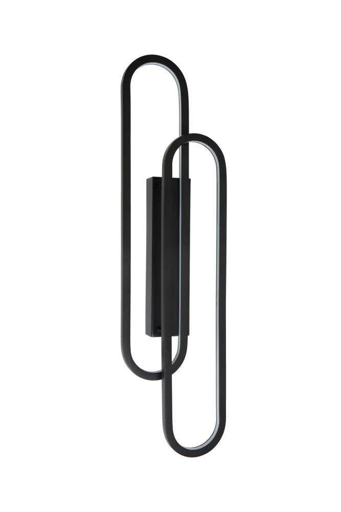 Lucide wandlamp THELMA - Geïntegreerde LED - Zwart