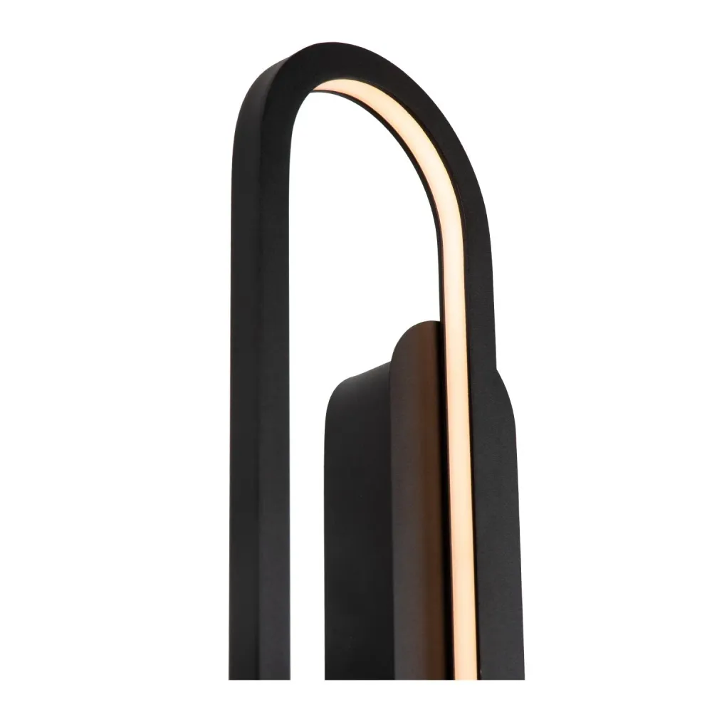 Lucide wandlamp THELMA - Geïntegreerde LED - Zwart