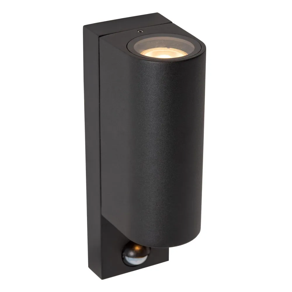 Lucide wandspot ZARO - 2xGU10 - Zwart