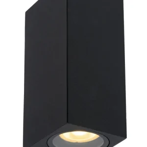 Lucide wandspot ZARO - 2xGU10 - Zwart