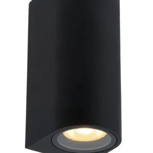 Lucide wandspot ZARO - 2xGU10 - Zwart