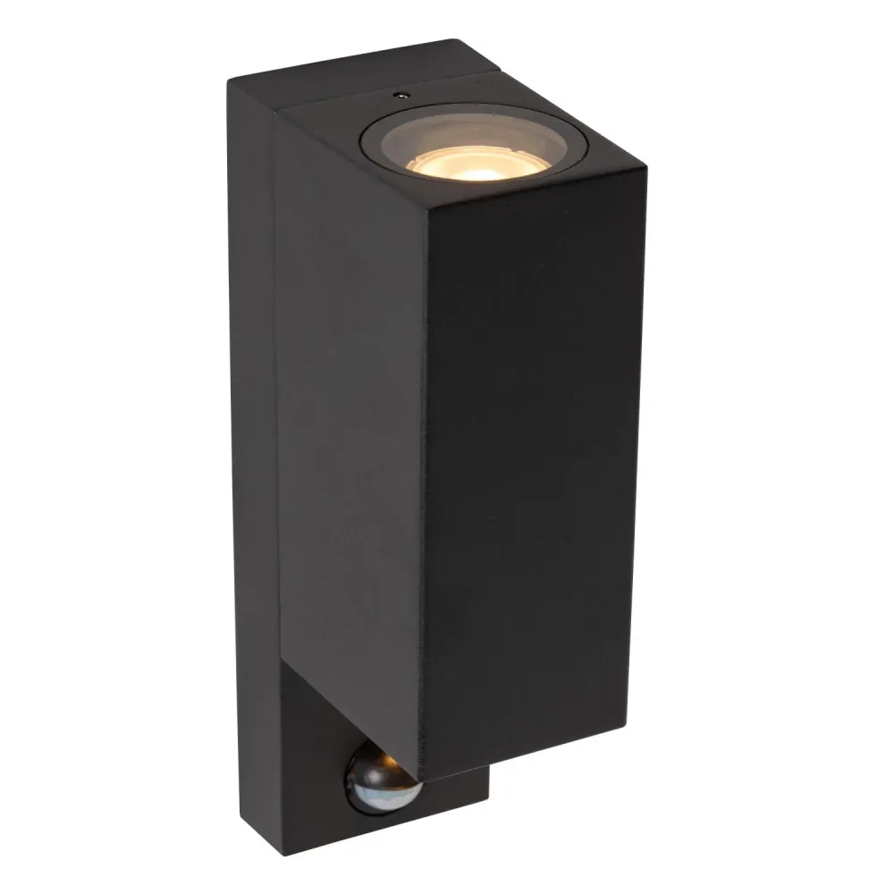 Lucide wandspot ZARO - 2xGU10 - Zwart