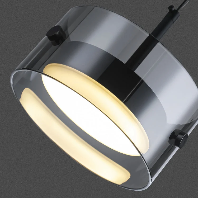 Minimalistische Hanglamp – Smoke Gray – LED 12W (1200lm) Lumio