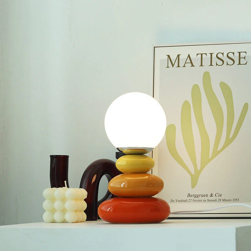 Moderne Keramische LED Tafellamp – USB Oplaadbaar, 3 W, 300 lm Lumio