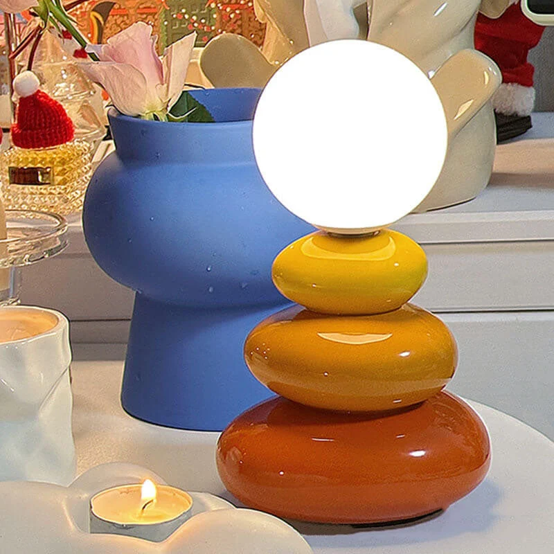 Moderne Keramische LED Tafellamp – USB Oplaadbaar, 3 W, 300 lm Lumio
