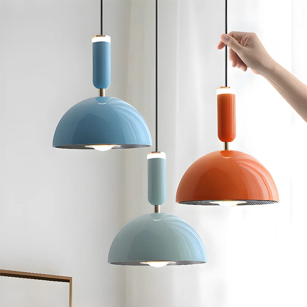 Scandinavische Moderne LED Hanglamp – Stained Glass Design met Minimalistisch Frame Lumio