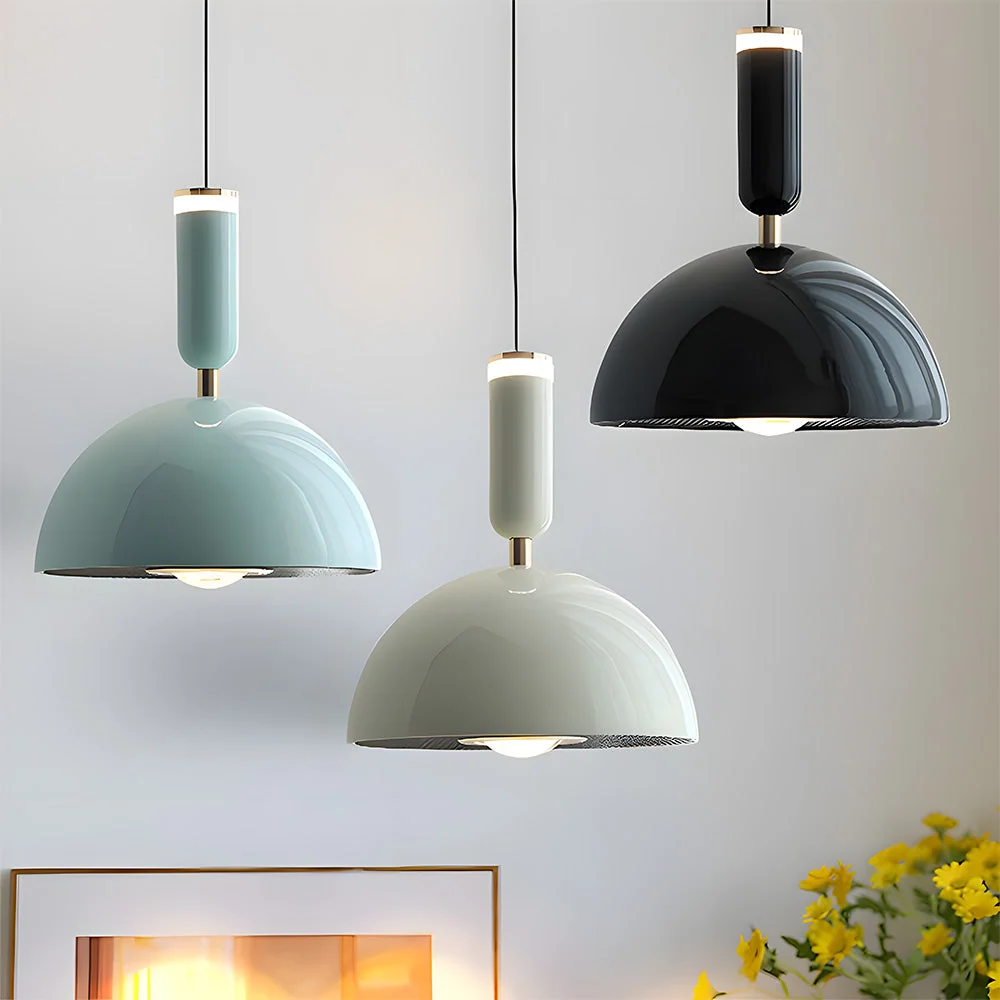 Scandinavische Moderne LED Hanglamp – Stained Glass Design met Minimalistisch Frame Lumio