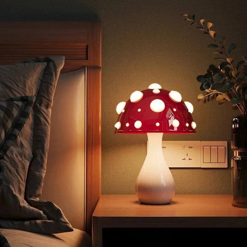 Sfeervolle Paddenstoel Design Tafellamp Lumio