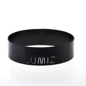 Lumiz metalen ring - 18 cm - zwart