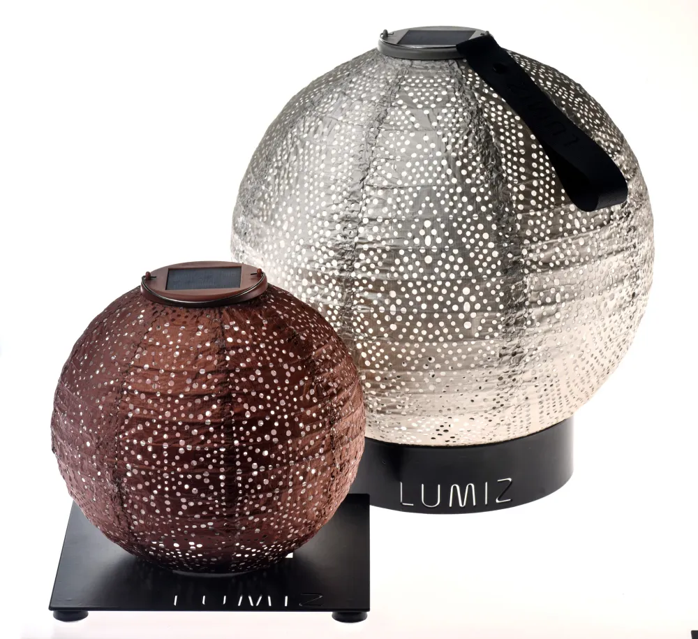 Lumiz metalen ring - 18 cm - zwart