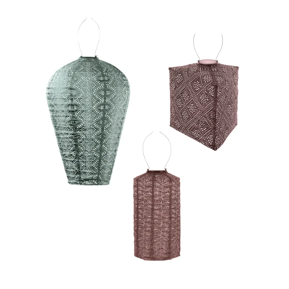 Lumiz solar lampion - monaco set- 3 stuks
