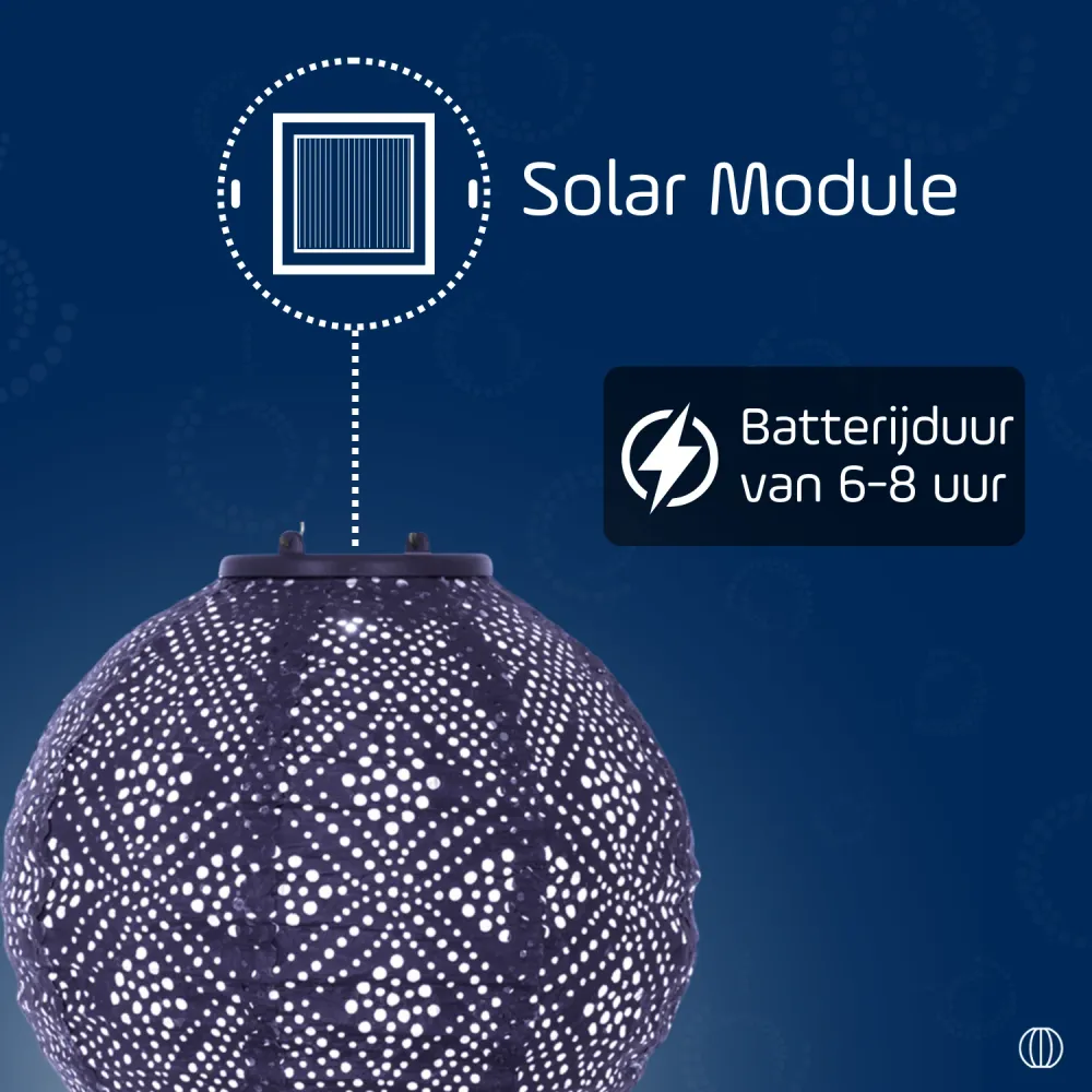 Lumiz solar lampion - saint-tropez set - 3 stuks